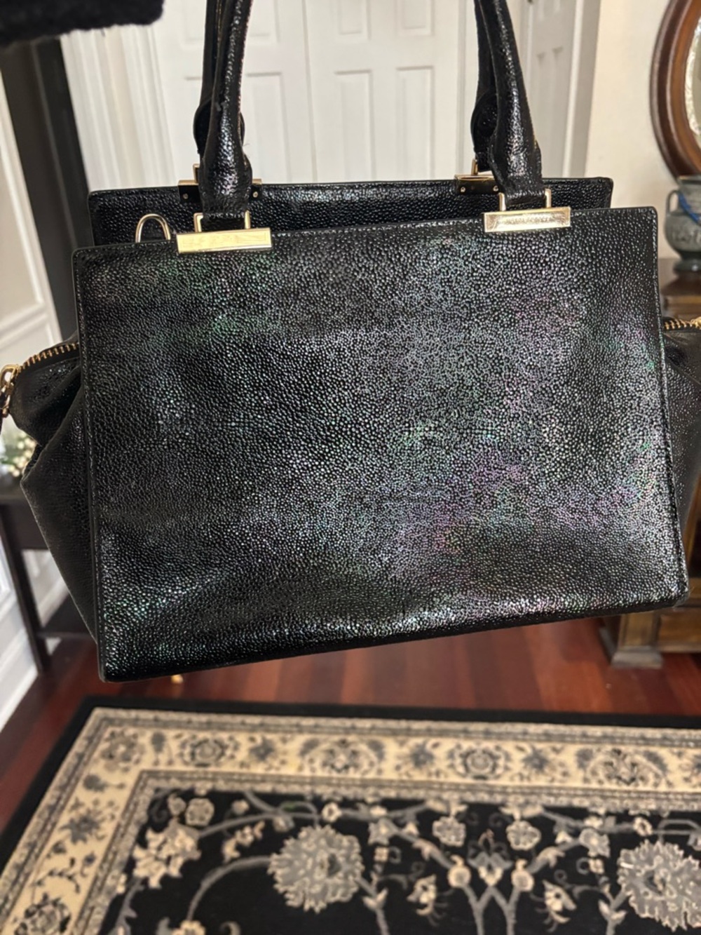 Henri Bendel oil slick large Gotham